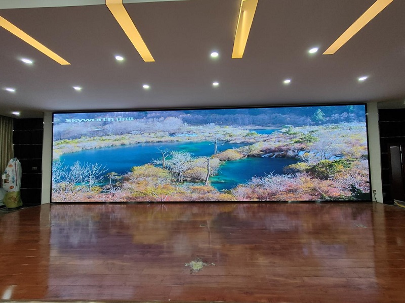 中國鋁業青海分公司室內led屏項目